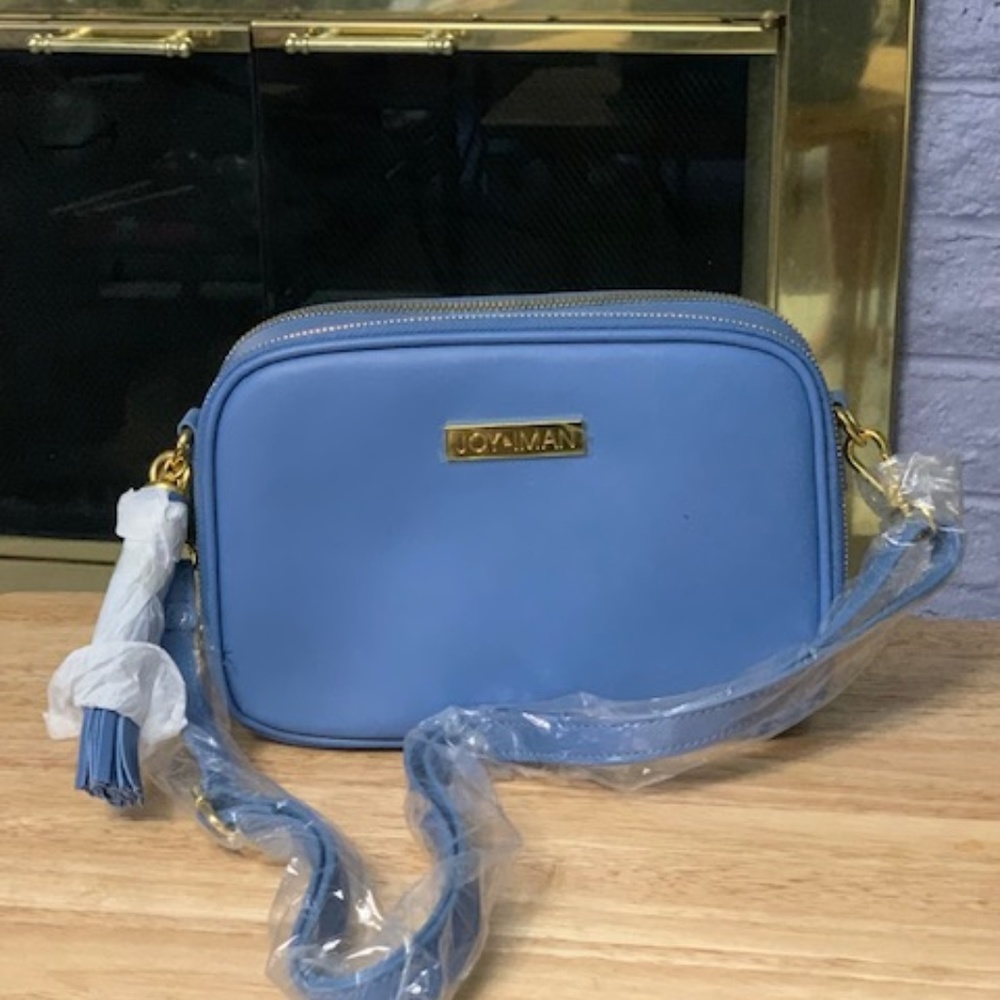 Joy & Iman Light Blue Crossbody Bag